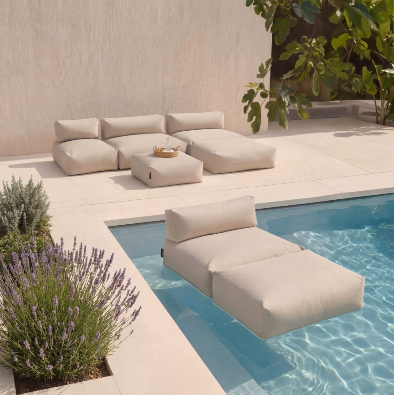 Poolsofa by BADESOFA | Modular Floating Pool Lounger Furniture