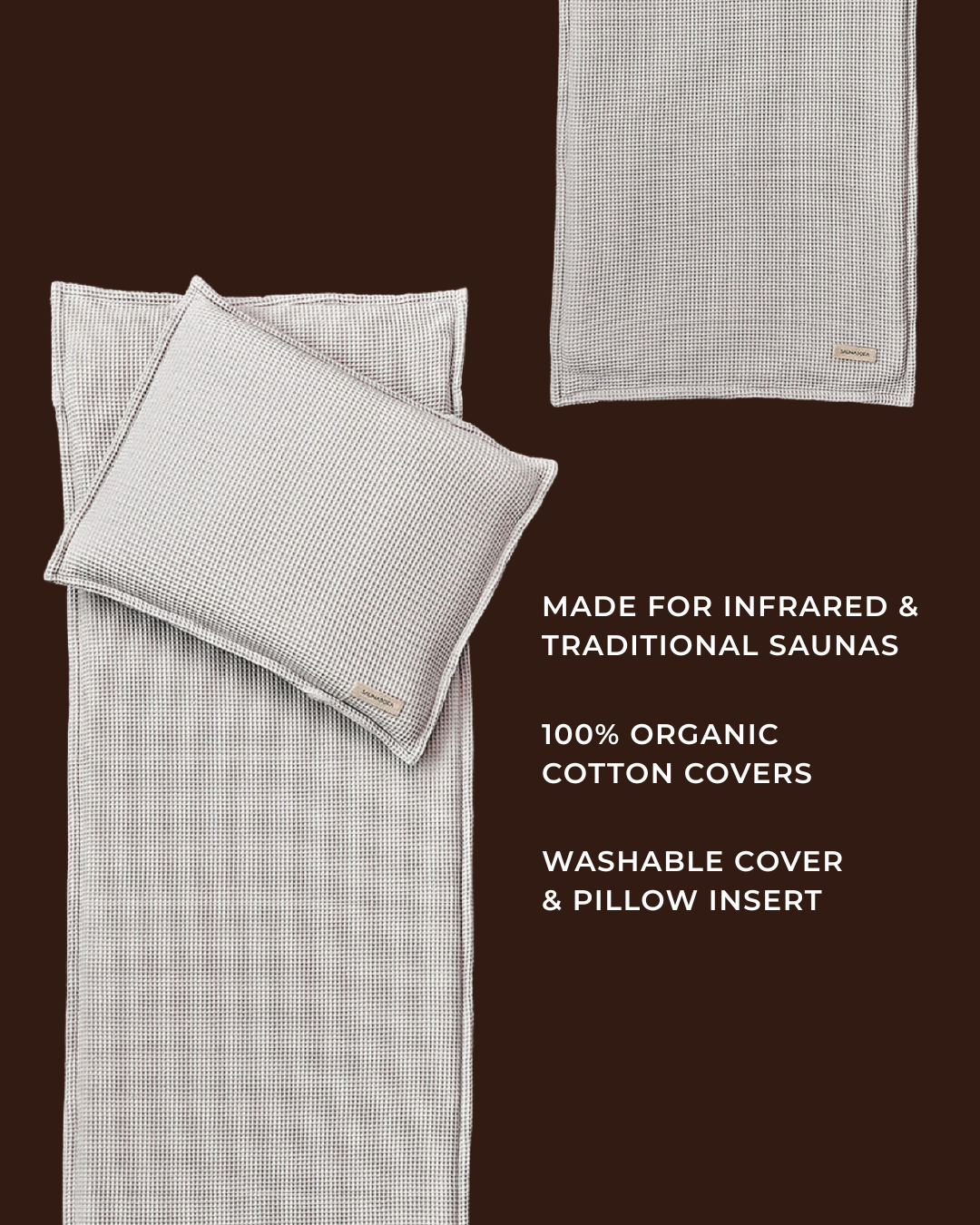 SAUNASOFA™ Mat & Pillow Set