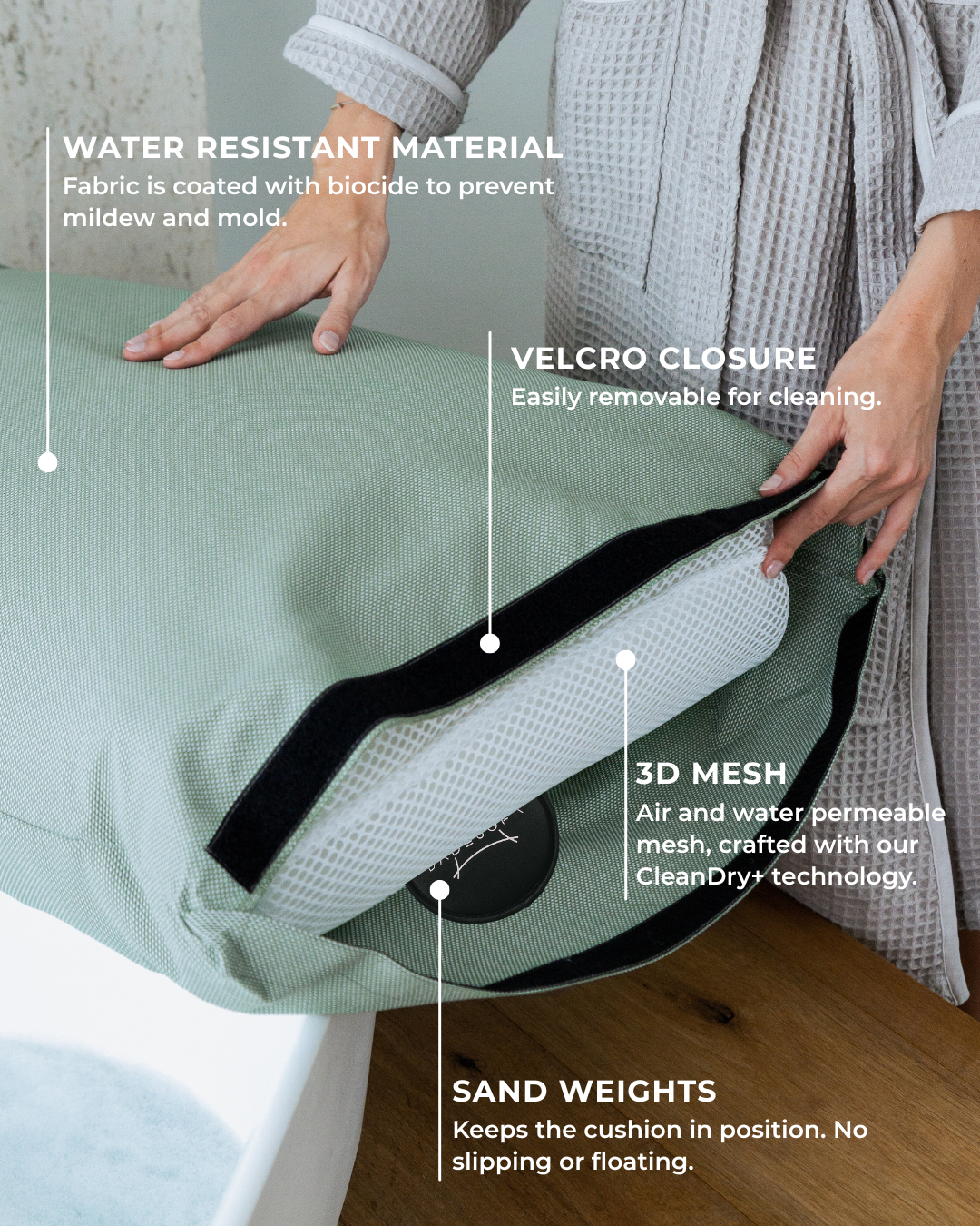 Back Bath Pillow