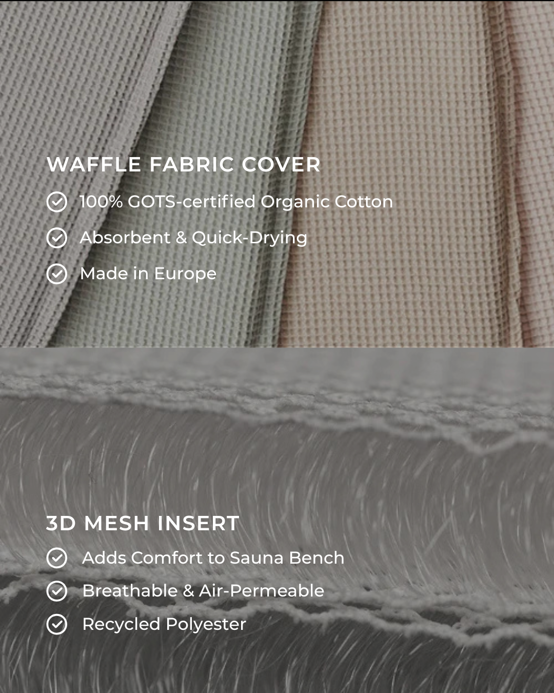 SAUNASOFA™ Mat & Pillow Set