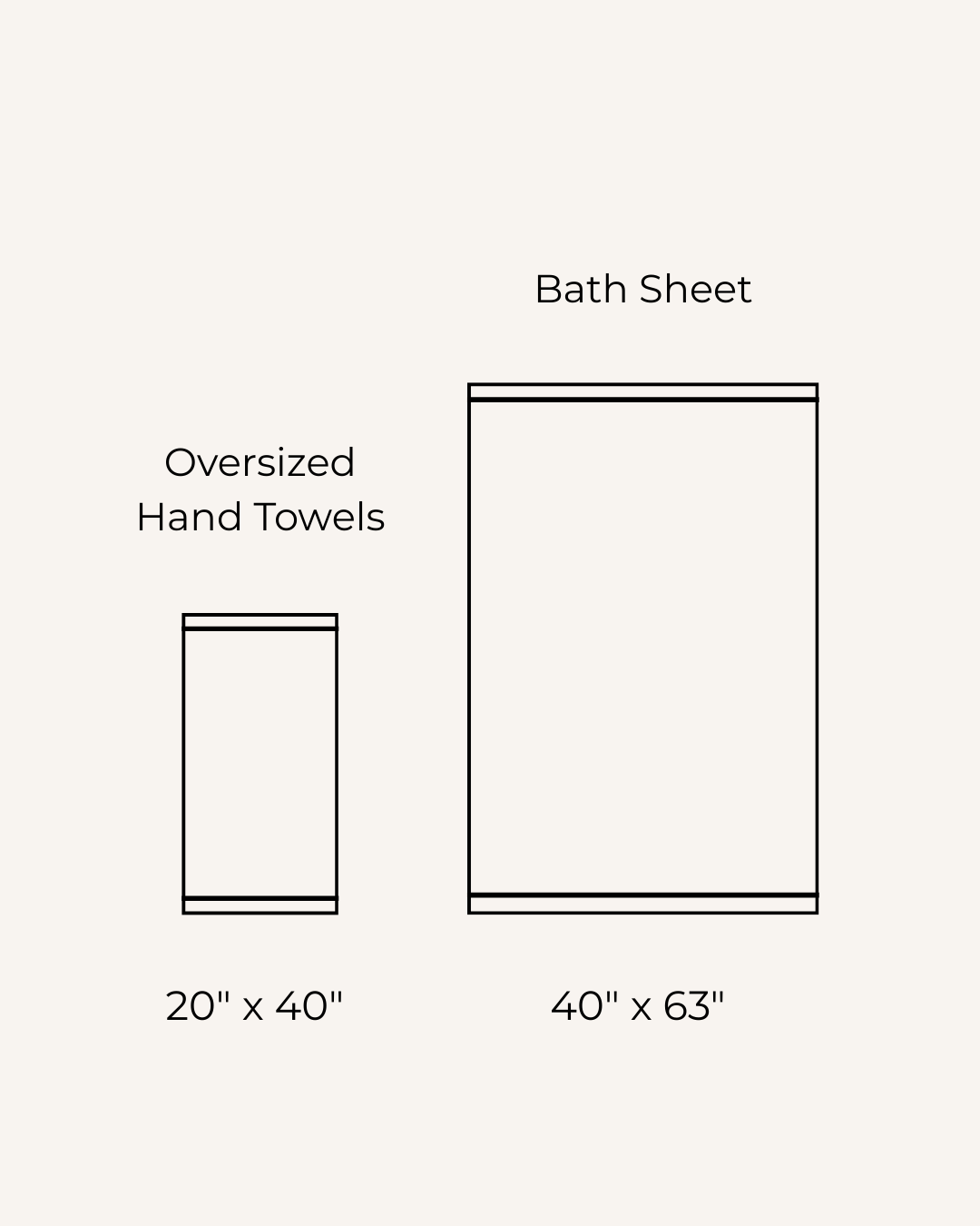 Luxury Terry Towel Set of 4