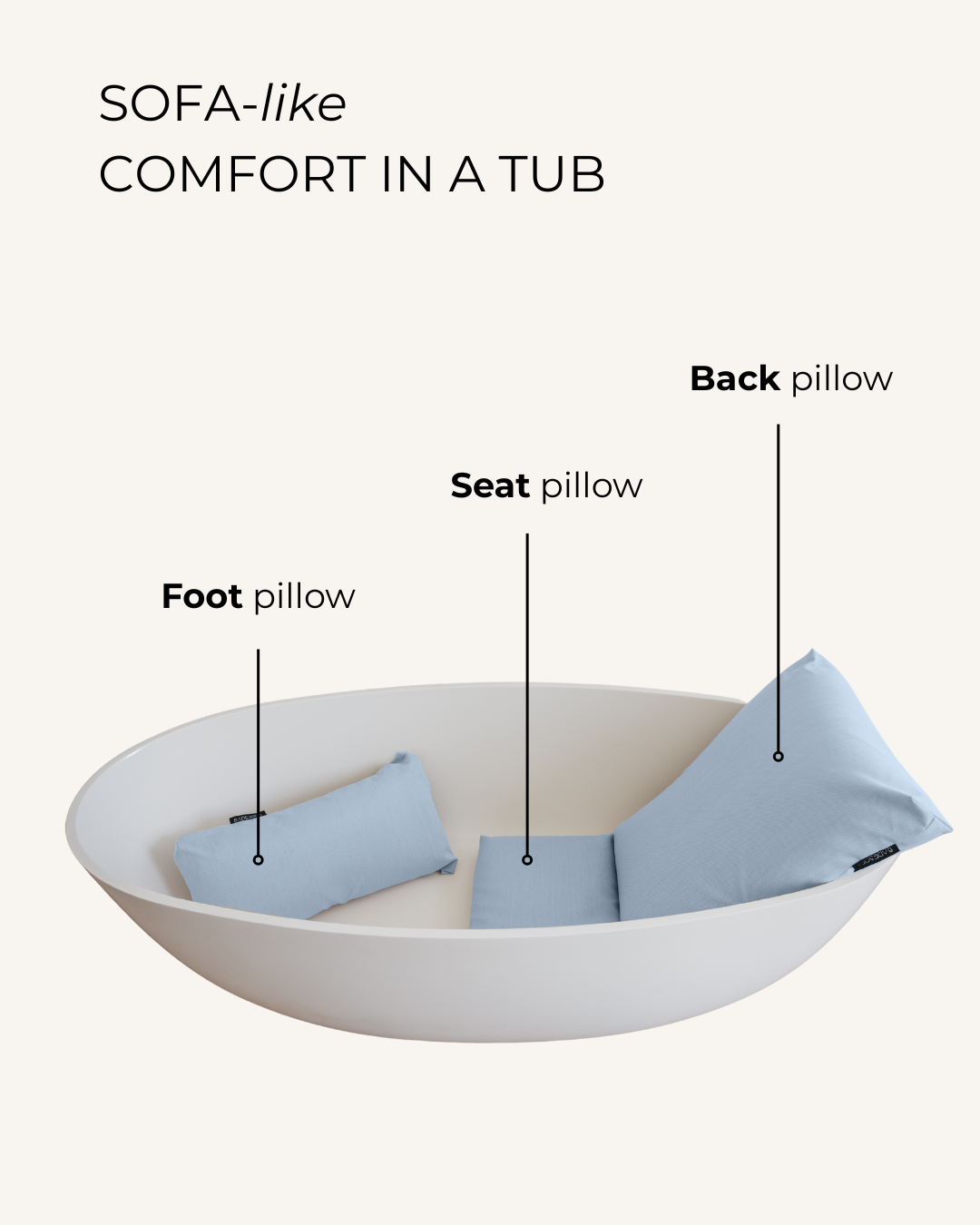 Back Bath Pillow