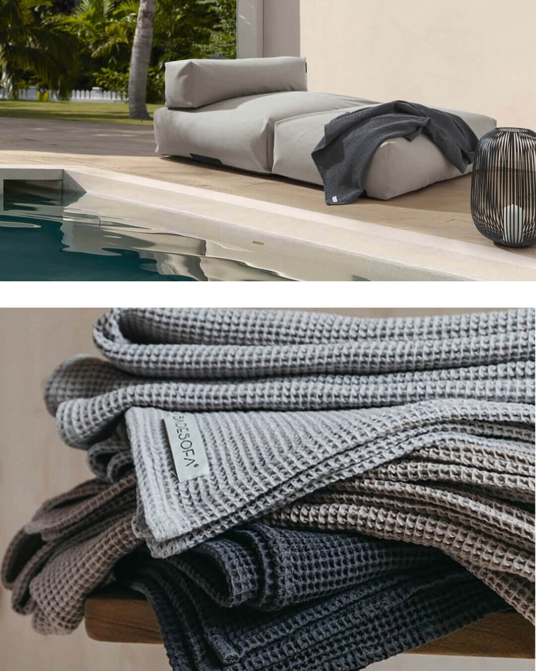 Organic Waffle Towel Set of 4