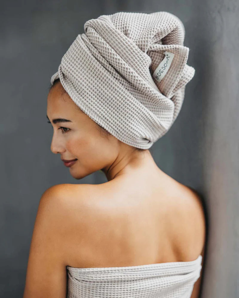 Organic Waffle Towel Set of 4