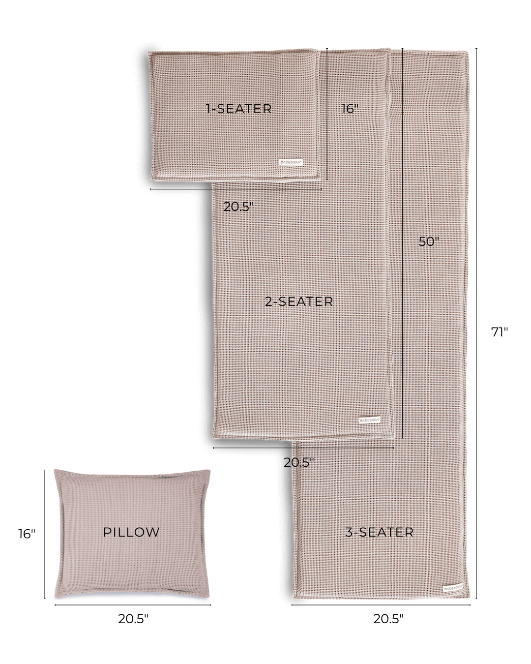 SAUNASOFA™ Mat & Pillow Set