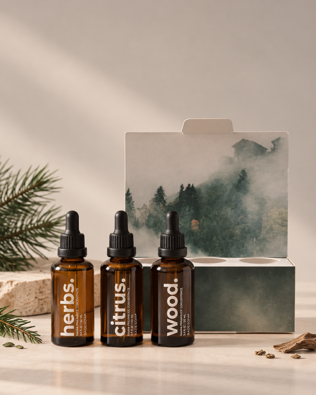 Sauna Fragrance Concentrate, Set of 3