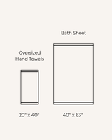 Luxury Terry Towel Set of 4