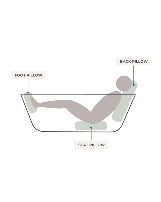 Back Bath Pillow
