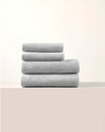 Folded BADESOFA towels in color Grey | #color_grey