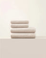 Folded BADESOFA towels in color Nature | #color_nature