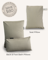 Full Bath Sofa - Complete Pillow Set