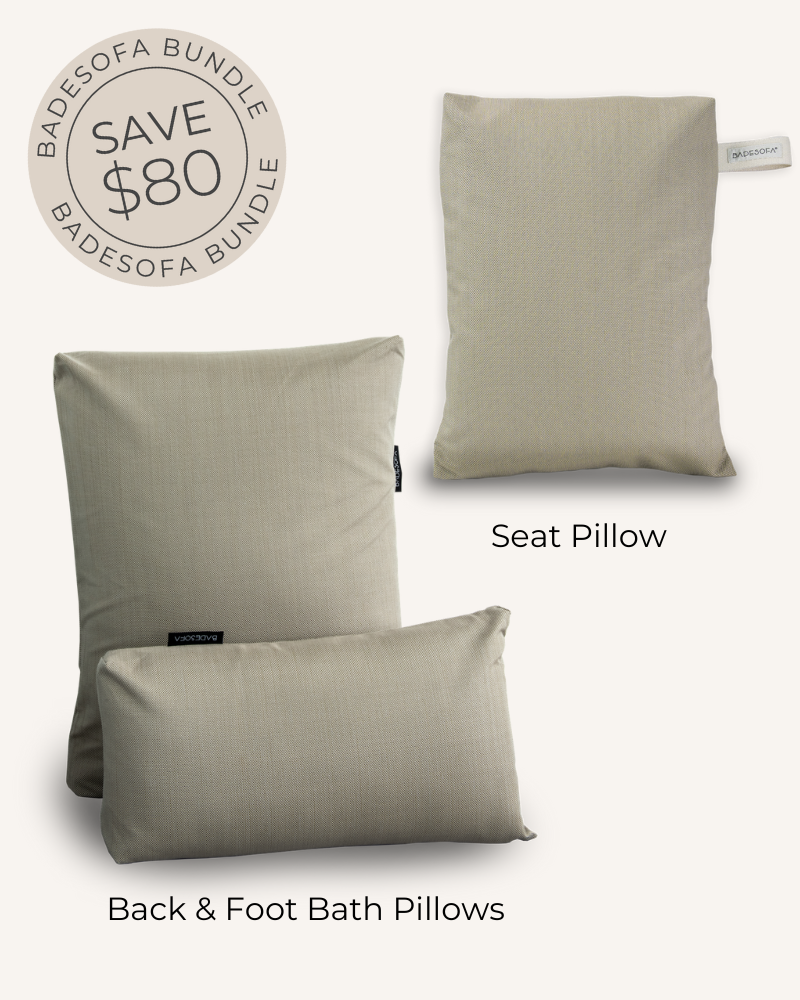 Full Bath Sofa - Complete Pillow Set