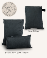 Full Bath Sofa - Complete Pillow Set